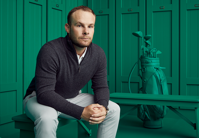高爾夫球團隊成員Tyrrell Hatton。