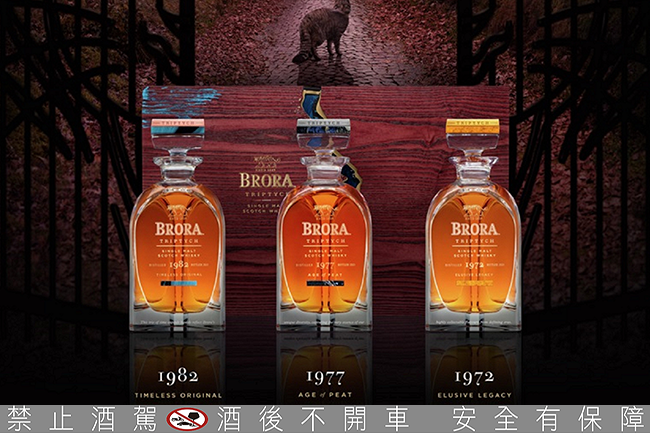見證蘇格蘭威士忌傳奇酒廠經典鉅作 BRORA TRIPTYCH限量藏家原酒組