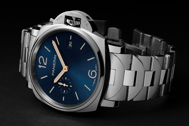 首度推出精鋼錶鍊 沛納海Luminor Due PAM01124、Piccolo Due PAM01123