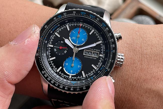 HAMILTON Khaki Aviation Air Zermatt Converter計時碼錶  向高山救難隊致意