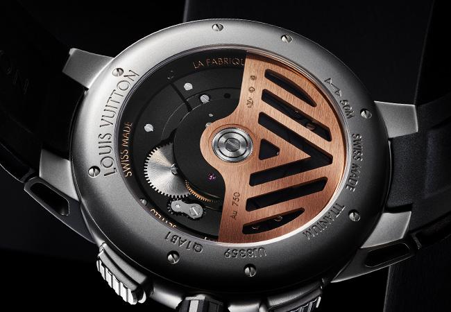 路易威登Tambour Curve GMT飛行陀飛輪腕錶
