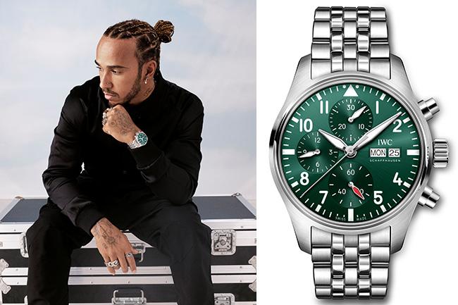 IWC萬國錶品牌大使Lewis Hamilton 演繹大型飛行員腕錶廣告