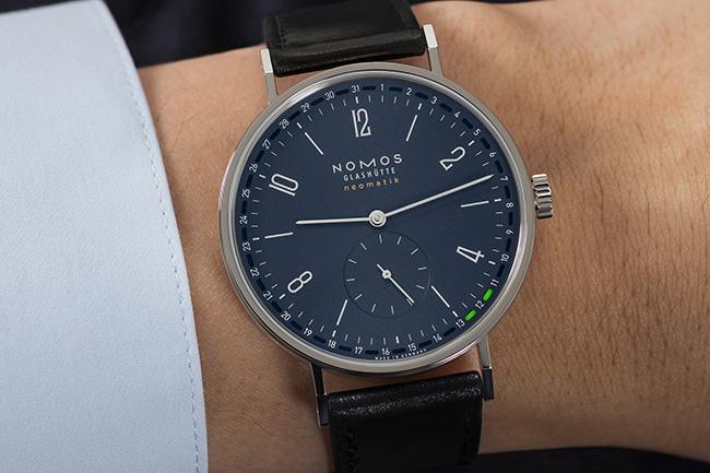 NOMOS Tangente Update腕錶推出午夜藍款