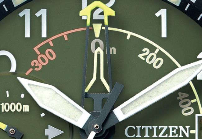 星辰CITIZEN Promaster光動能高度計測腕錶
