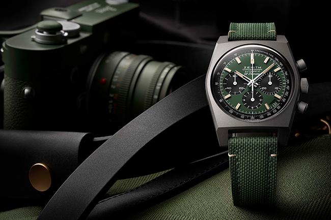 蔥鬱自然綠 真力時Chronomaster Revival Safari復刻版腕錶 