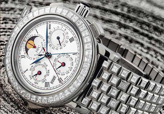 萬國表IWC Il Destriero Scafusia戰馬三問萬年曆陀飛輪追針計時碼錶