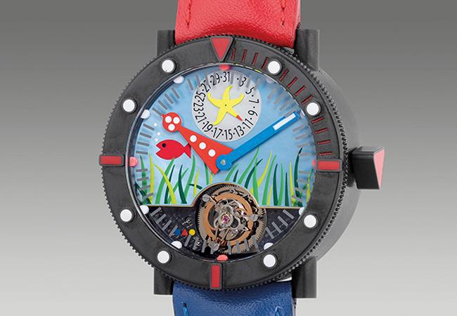 ALAIN SILBERSTEIN Marine Tourbillon Black Sea陀飛輪腕錶 