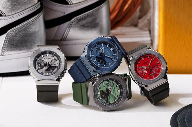 卡西歐G-SHOCK GM-2100不鏽鋼農家橡樹 成雙登場