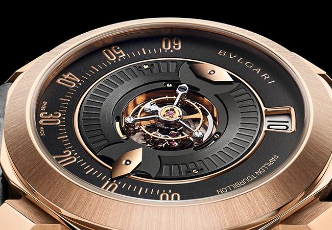 寶格麗Octo Roma Tourbillon Central Papillon蝴蝶中置陀飛輪