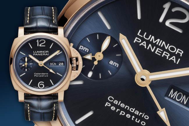 沛納海首款萬年曆現身  Luminor Perpetual Calendar Goldtech PAM00742 