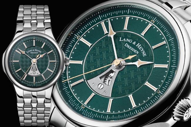 LANG & HEYNE Hektor赫克托腕錶 一眼可見的扇形設計元素