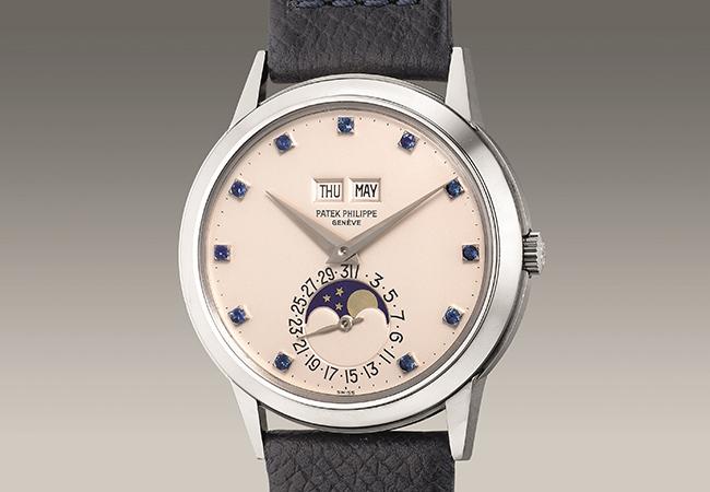 富藝斯鐘錶香港秋拍百達翡麗PATEK PHILIPPE The Blue Royale鉑金腕錶