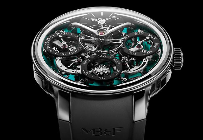 MB&F LM Perpetual EVO萬年曆鈦金屬綠面款