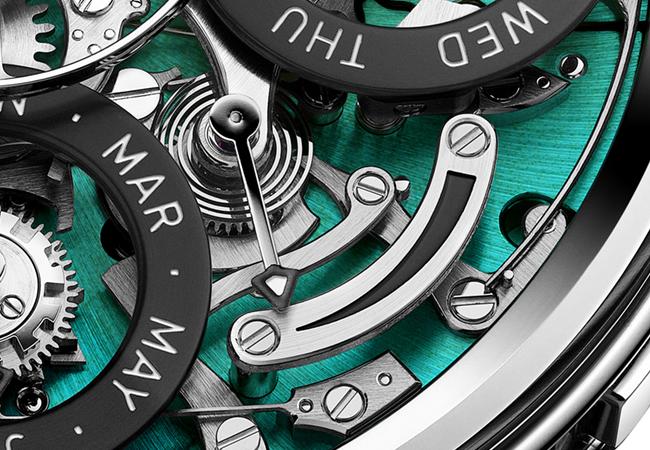 MB&F LM Perpetual EVO萬年曆鈦金屬綠面款