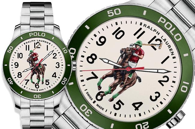 RALPH LAUREN經典Polo馬球運動員標誌系列腕錶推出白色款