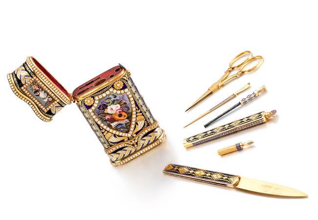 P. Orr & Sons Etui de Voyage With Watch旅行工具組時計