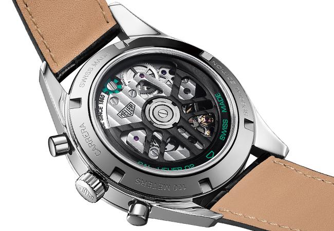 泰格豪雅TAG HEUER Carrera限量綠面自動計時腕錶