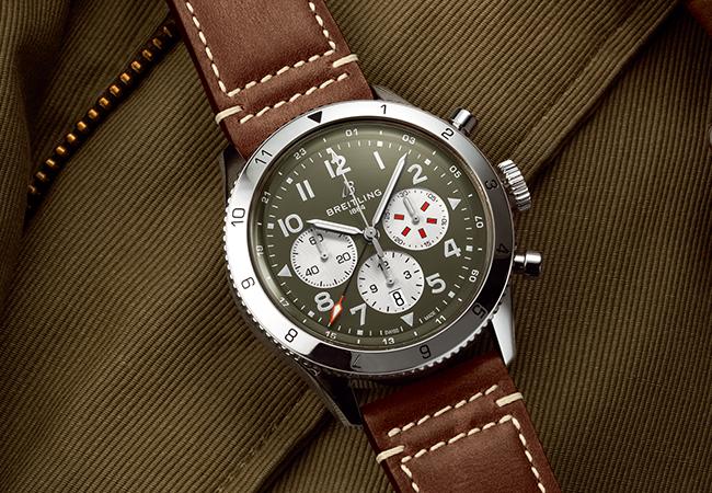 百年靈BREITLING超級飛行員世界時計時腕錶「寇帝斯戰鷹」特別版