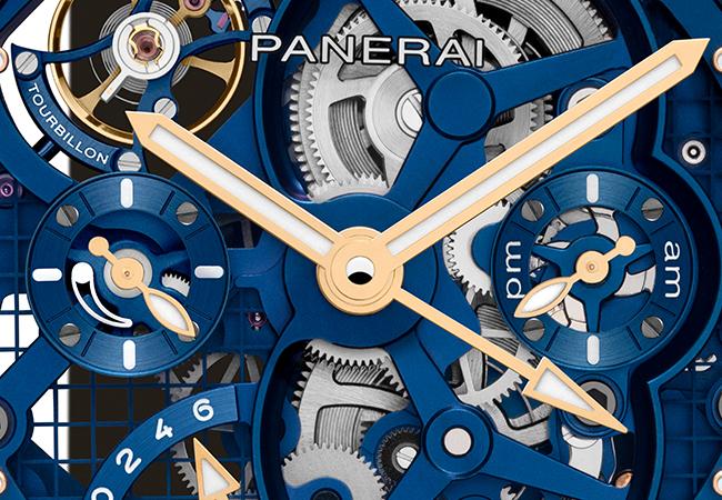 沛納海PANERAI陀飛輪兩地時間紅金腕錶PAM01060
