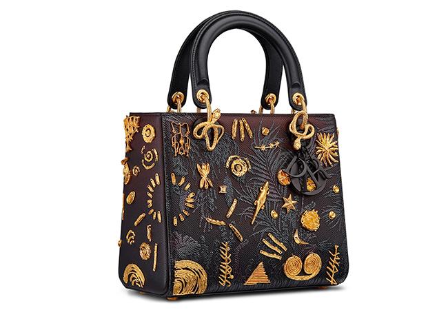 Lady Dior Lina Iris Viktor中型限量藝術提包