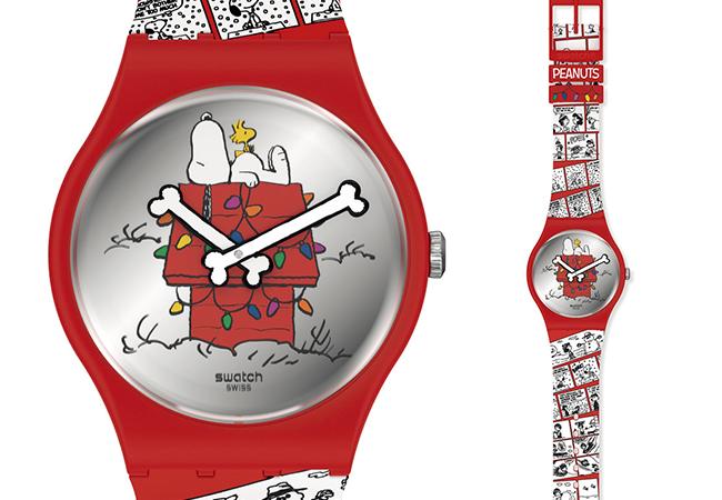 Swatch X Peanuts聖誕特別版腕錶