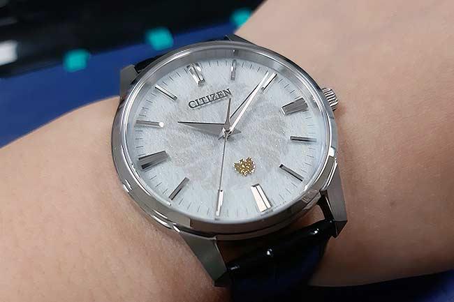 The CITIZEN Cal. 0100土佐和紙金鷹全球限量款AQ6101-02A