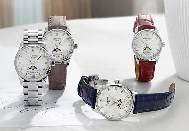 LONGINES Master巨擘系列月相腕錶