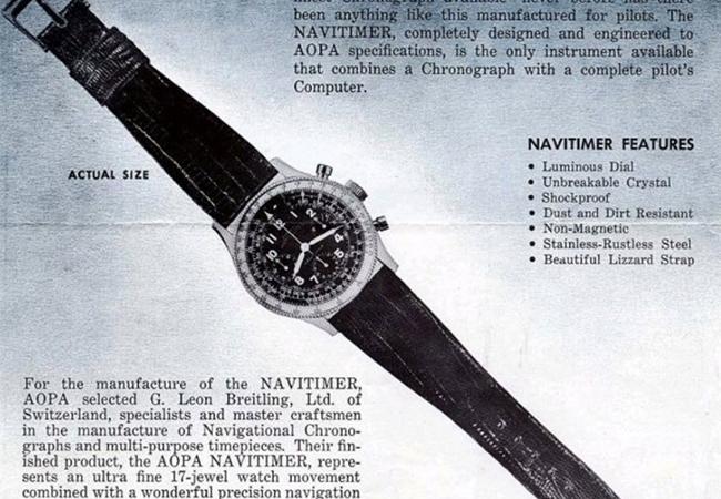 百年靈BREITLING Navitimer航空計時腕錶