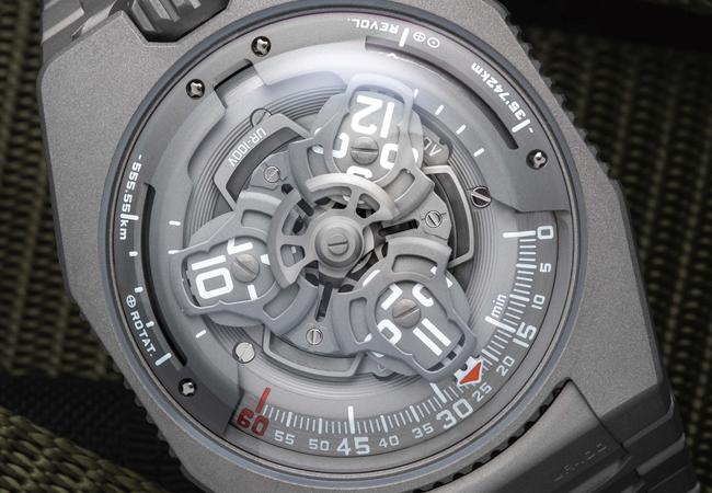 URWERK UR-100V Full Titanium Jacket限量錶