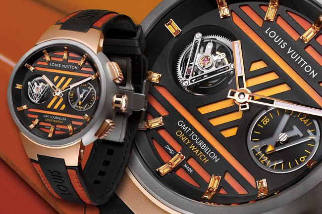 喚醒旅行的嚮往：路易威登Tambour Curve GMT Flying Tourbillon Only Watch