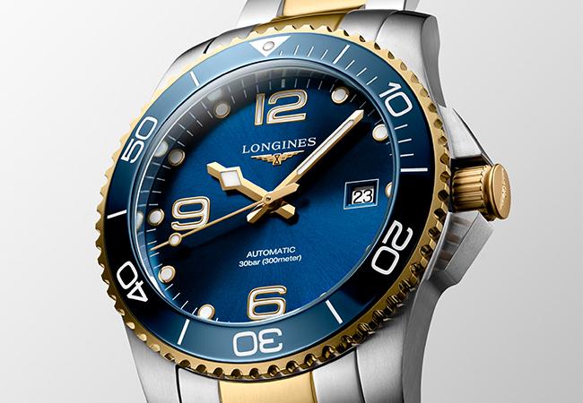 浪琴表LONGINES HydroConquest深海征服者系列藍色款