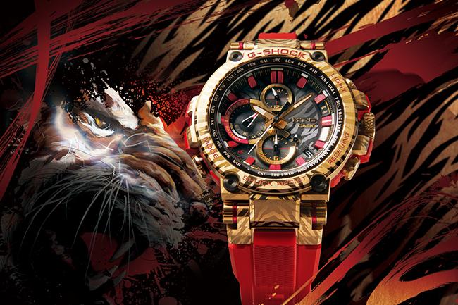 卡西歐G-SHOCK MT-G虎年限定款：助你2022運勢如虎添翼