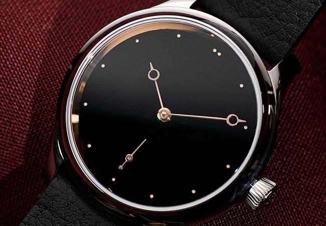 亨利慕時H. Moser & Cie.勇創者小秒針Total Eclipse腕錶 