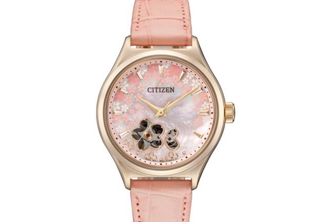 星辰錶CITIZEN亞洲櫻花限定機械女錶