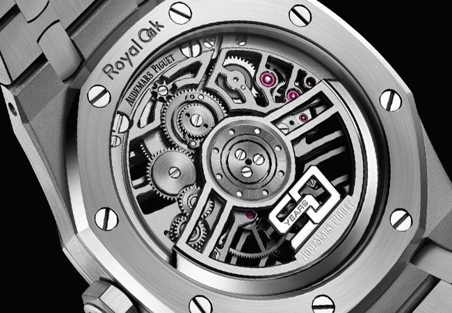 愛彼AUDEMARS PIGUET Royal Oak皇家橡樹系列自動上鍊飛行陀飛輪鏤空腕錶