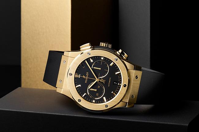 HUBLOT 經典融合黃金計時碼錶 來自最初的黃金精神