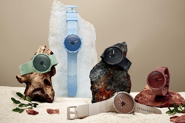 SWATCH Colors of Nature系列腕錶  以Bioceramic生物陶瓷打造