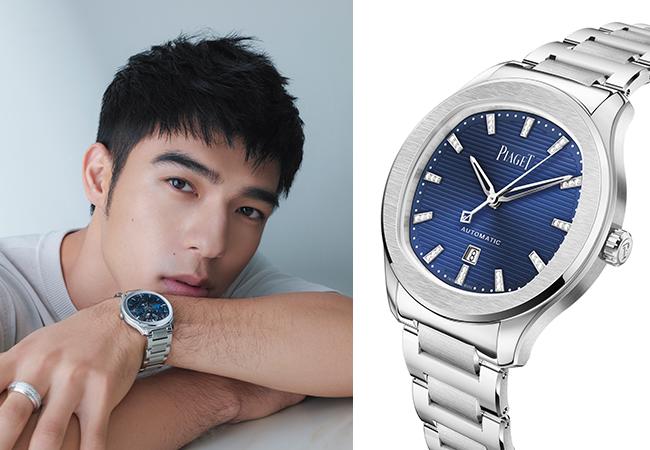 伯爵表PIAGET Polo系列伯爵藍日期顯示精鋼腕錶