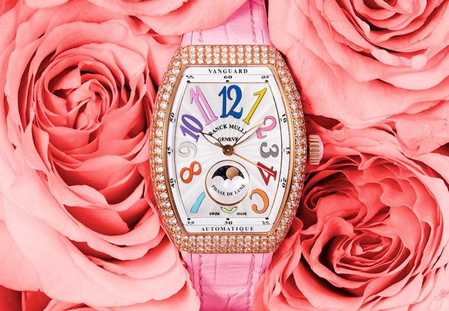 FRANCK MULLER Vanguard Lady Moonphase月相腕錶
