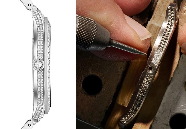 伯爵表PIAGET Polo Skeleton岩石灰鏤空超薄全鑽腕錶