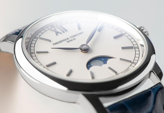 康斯登Frederique Constant Slimline Ladies Moonphase女性月相腕錶