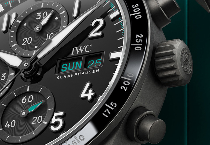 IWC飛行員高性能計時腕錶41「Mercedes-AMG馬石油F1™車隊」特別版