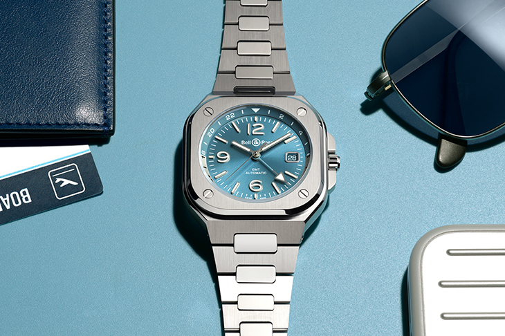 縱橫蔚藍世界 BELL & ROSS BR05 GMT Sky Blue