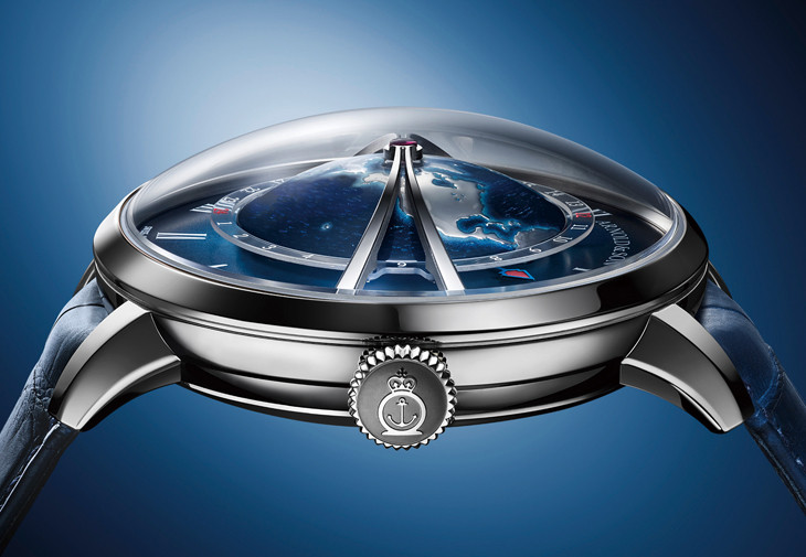 ARNOLD & SON Globetrotter Steel大旅行家世界時區限量珍藏版