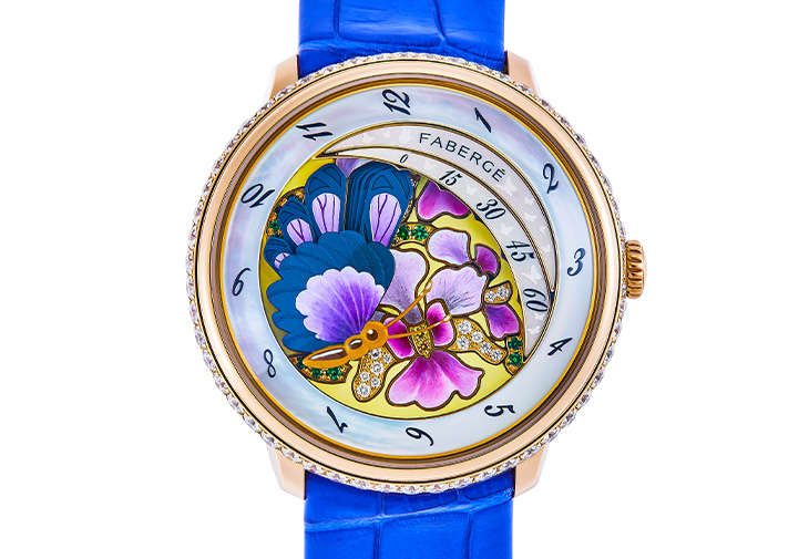FABERGEˊCompliquée Butterfly Platinum Jubilee Edition