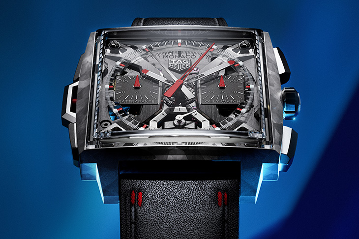 全新TH81-00機芯 泰格豪雅Monaco雙追針計時腕錶Only Watch 2023特别版