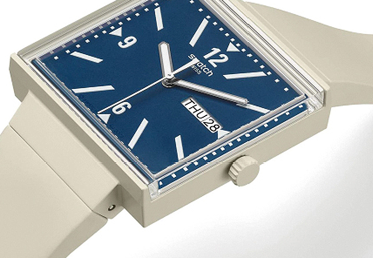 SWATCH BIOCERAMIC WHAT IF?生物陶瓷方形腕錶系列