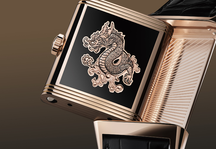 積家JAEGER-LECOULTRE Reverso Tribute Enamel 「Dragon」翻轉系列琺瑯龍年紀念腕錶