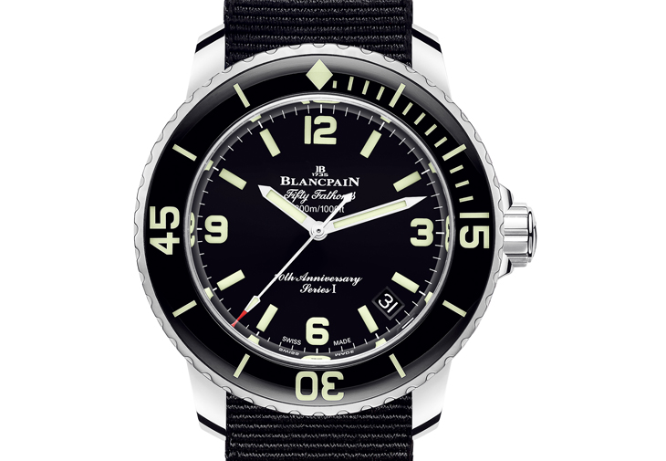 寶珀BLANCPAIN 五十噚自動潛水腕錶70週年官網限定版