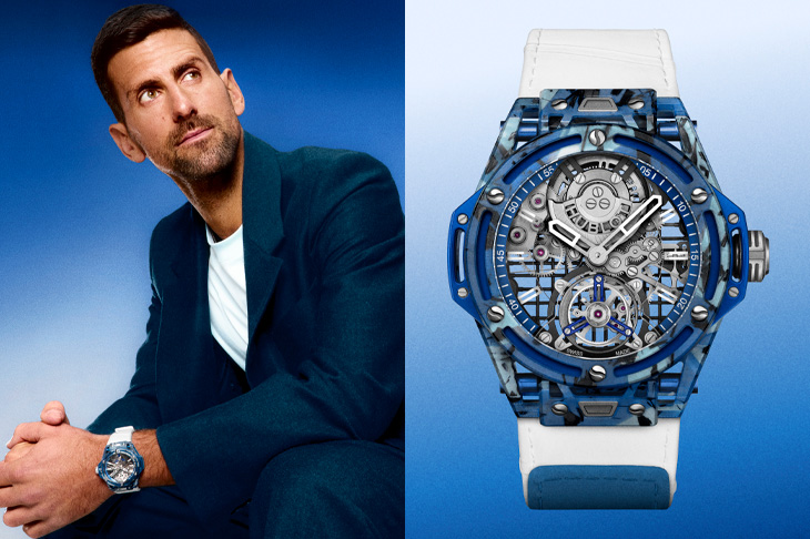 56公克的極致輕盈／HUBLOT Big Bang陀飛輪喬科維奇GOAT藍色硬地款